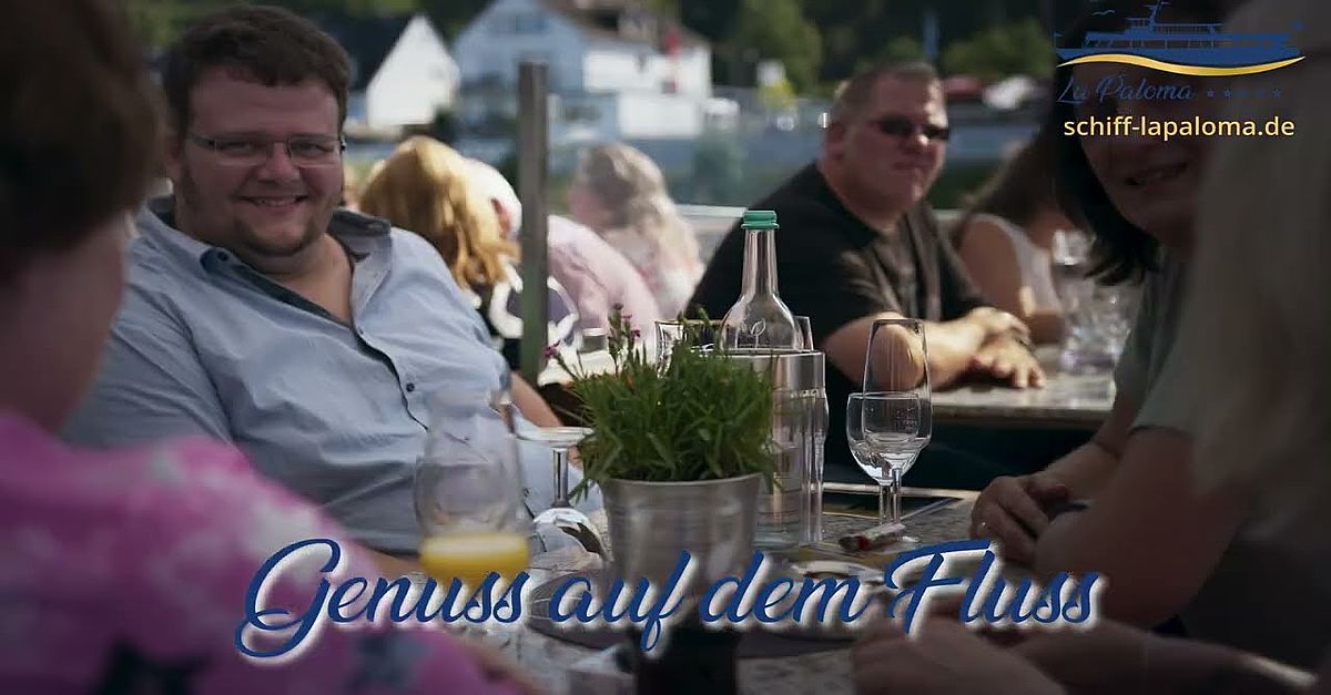 Jubiläumsfahrt DRK Rhein Lahn auf dem Schiff La Paloma
